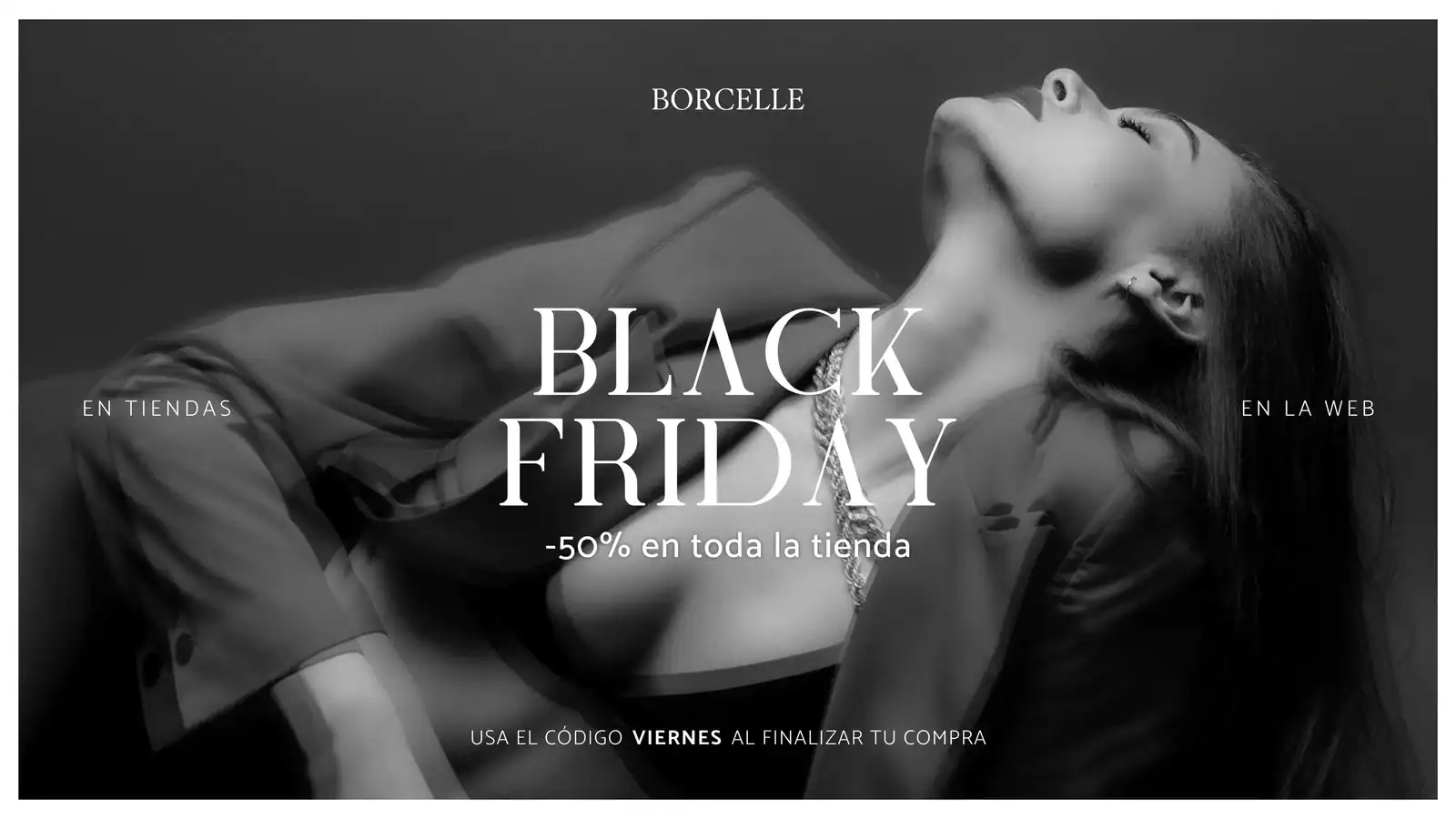 ejemplo publicitario de un Cartel Blak Friday